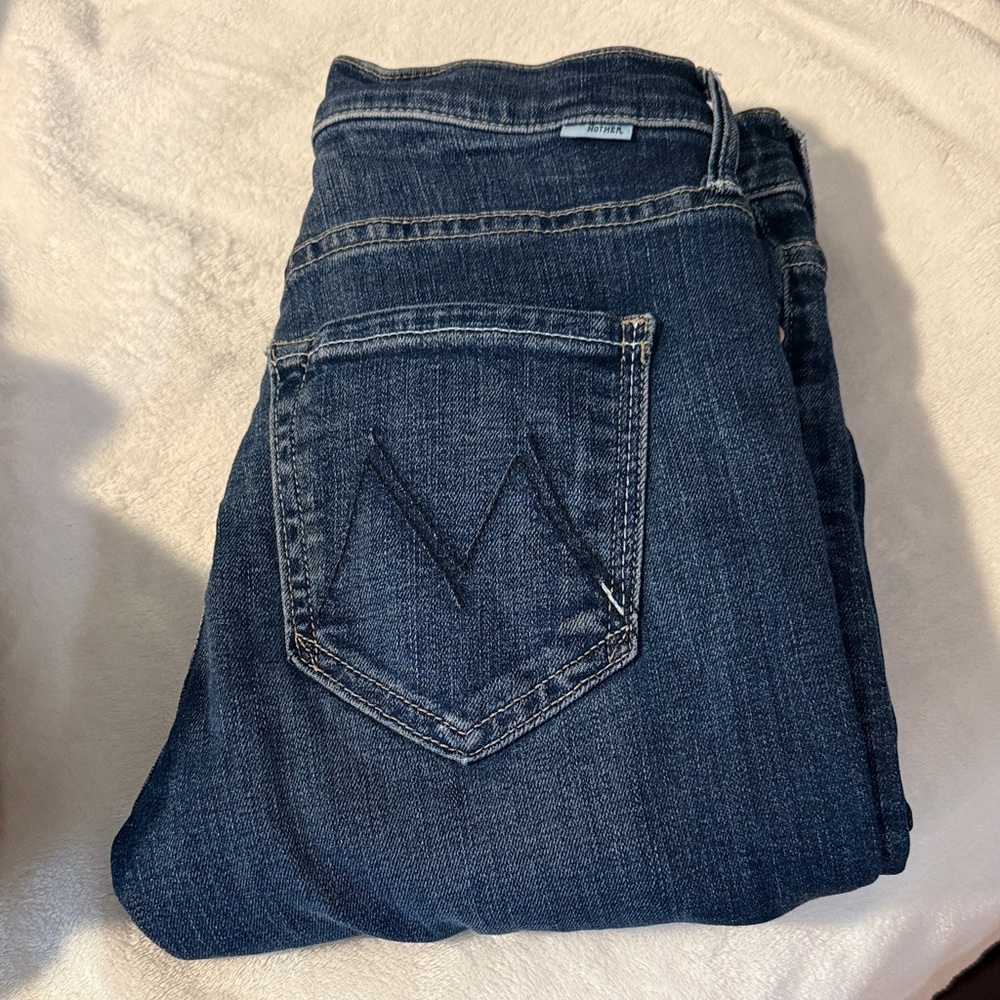 MOTHER Dark Indigo Boot Cut Jeans